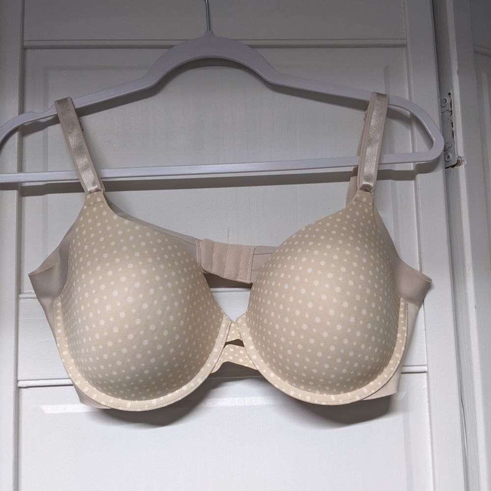 Polka Dot Beige Bra